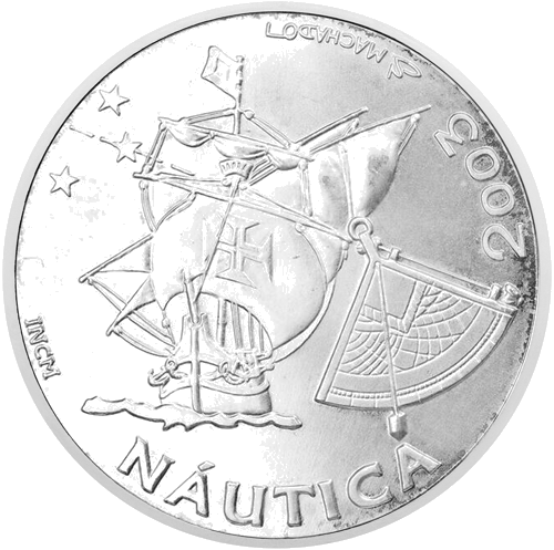 10 Euro Nautica 2003 Portugal Silver Coin (1)