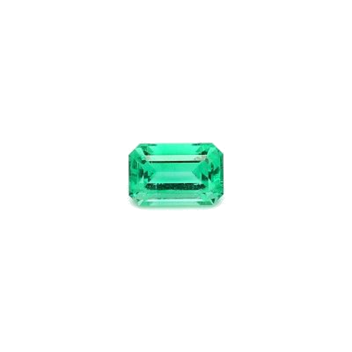 0.52 carat GREEN STEP cut Octagonal Smaragdas (1)