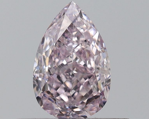 0.5 carat Fancy Purplish Pink-VS2 Natūralus Pear Deimantas (1)