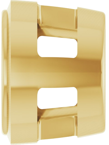 18K Yellow 4.1 mm Round Slide Pendant Mounting (3)