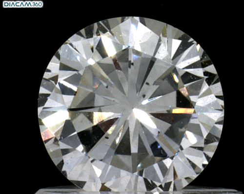 0.69 carat I-VS2 GD cut Natūralus Round Deimantas (1)