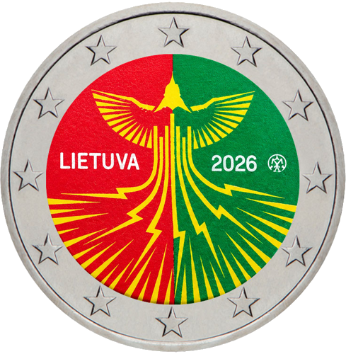 2026 Lietuva Energetinė nepriklausomybė  2 eurų moneta (spalvota) (1)