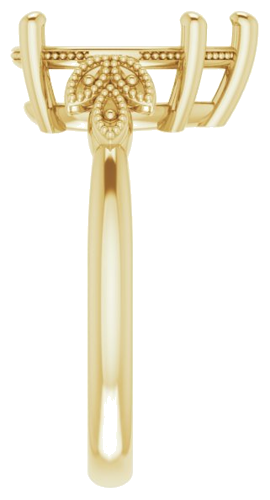 Sužadėtuvių Žiedas „Solitaire“ 585 Geltonojo Aukso Pear Shape 12mm x 8mm (4)