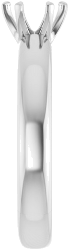 Sužadėtuvių Žiedas „Solitaire“ 585 Baltojo Aukso Round 5.8mm (4)