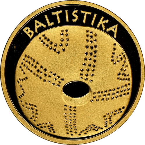 2014 Литва Златна монета от 10 литаса BALTISTIKA PF 69 ULTRA CAMEO (3)