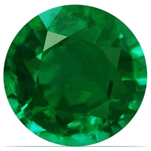 2.12 carat GREEN Round Smaragdas (1)