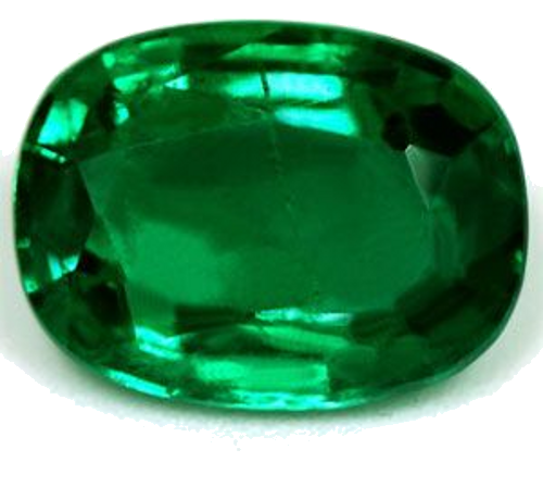 2.41 carat GREEN Cushion Smaragdas (1)