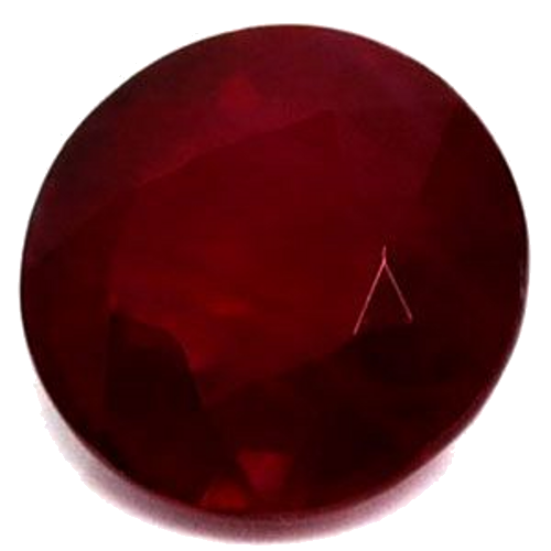 1.24 carat RED Round Rubinas (1)