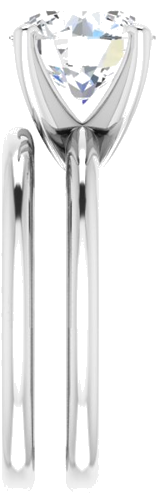 Sužadėtuvių Žiedas „Solitaire“ 950 Platinos Round 9mm (9)