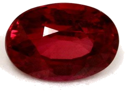 1.03 carat RED Oval Rubinas (1)