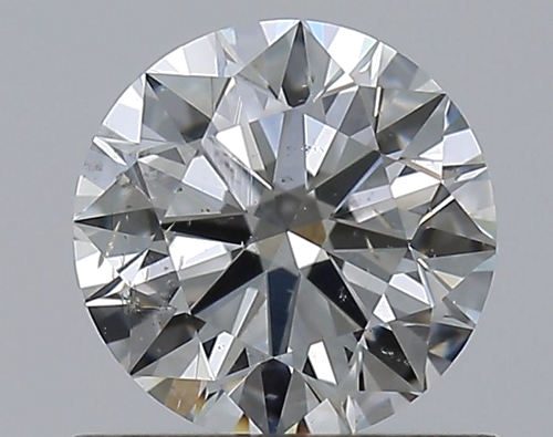 0.71 carat G-SI2 Excellent cut Natūralus Round Deimantas (1)