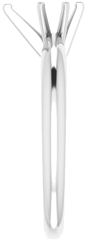 14K White 7x4.5 mm Pear 6-Prong Ring Mounting (4)