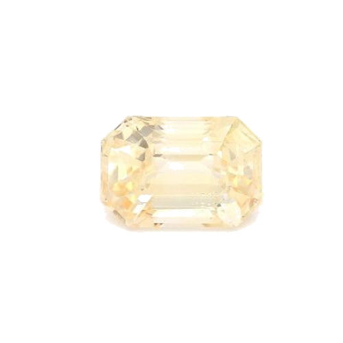 5.54 carat YELLOW STEP cut Octagonal Safyras (1)