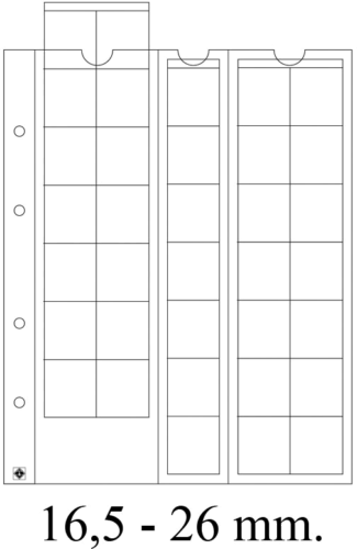 Листы Optima для монет (3)