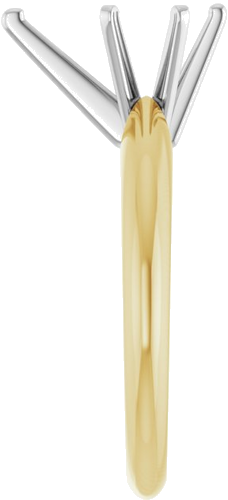 Sužadėtuvių Žiedas „Solitaire“ 750 Geltonojo Aukso Ir 950 Platinos Pear Shape 10.5mm x 6.5mm (4)