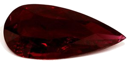 2.32 carat RED Pear Rubinas (1)