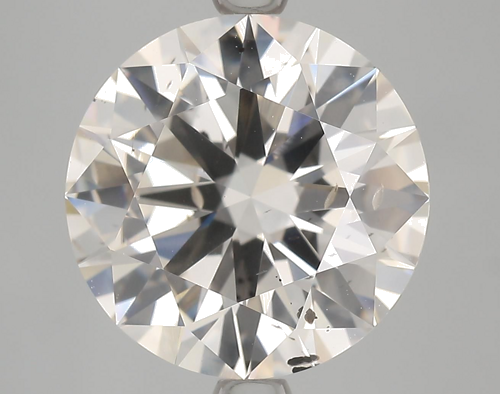 4.21 carat K-SI2 Very Good cut Natūralus Round Deimantas (1)