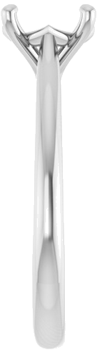 Sužadėtuvių Žiedas „Solitaire“ 950 Platinos Round 7.4mm (4)