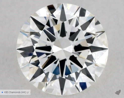 0.5 carat H-VVS2 Excellent cut Natūralus Round Deimantas (1)