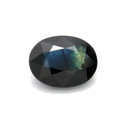 2.14 carat BLUE BRILLIANTSTEP cut Oval Safyras (1)