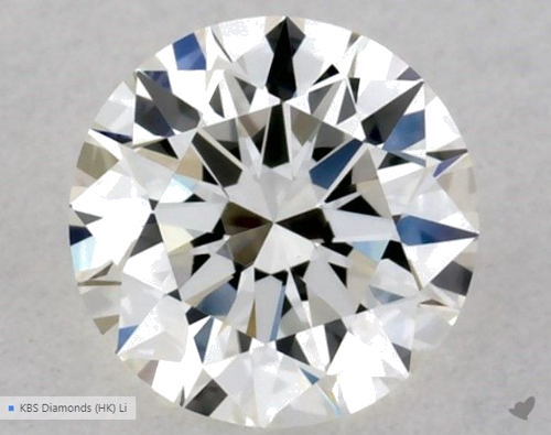 0.31 carat H-VS1 Excellent cut Natūralus Round Deimantas (1)