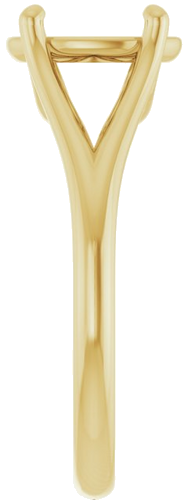 Sužadėtuvių Žiedas „Solitaire“ 585 Geltonojo Aukso Oval 9mm x 7mm (4)