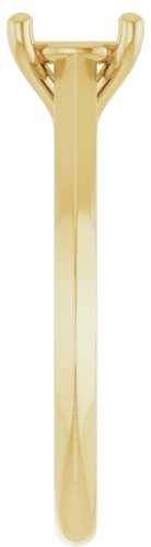 Sužadėtuvių Žiedas „Solitaire“ 585 Geltonojo Aukso Round 6.5mm (4)