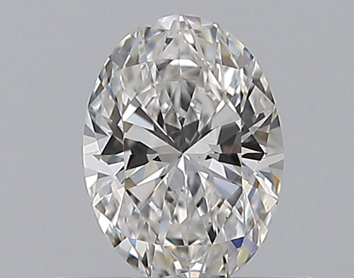 0.46 carat E-VS2 Natūralus Oval Deimantas (1)