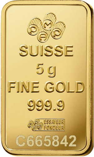5 g Investment Gold Bar Rose PAMP (3)