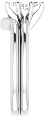 Sužadėtuvių Žiedas „Solitaire“ 585 Baltojo Aukso Marquise 7mm x 3.5mm (9)