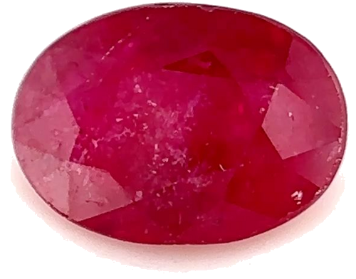 1.0 carat RED Oval Rubinas (1)