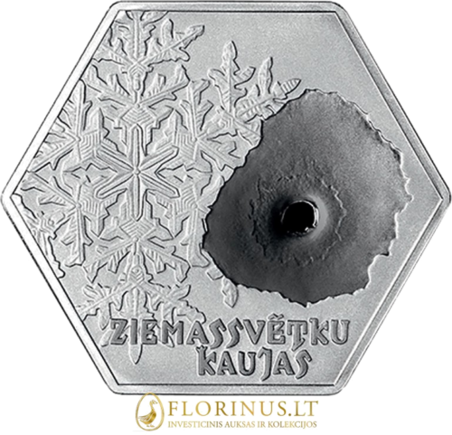 2016 Латвия, Коледни битки, сребърна монета от 5 евро (1)