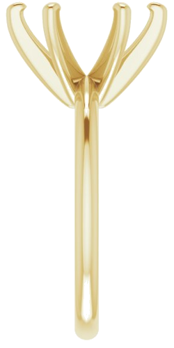 Sužadėtuvių Žiedas „Solitaire“ 585 Geltonojo Aukso Round 11mm (4)