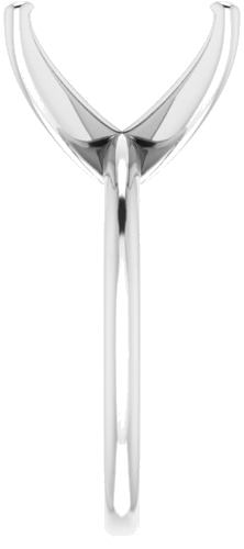 Sužadėtuvių Žiedas „Solitaire“ 585 Baltojo Aukso Emerald 12mm x 10mm (4)