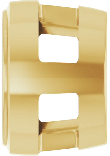 18K Yellow 5.6 mm Round Slide Pendant Mounting (3)