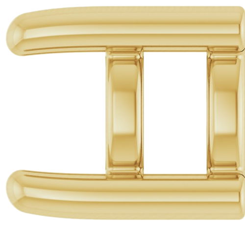 Pakabukas „Round 4-Prong Cabochon“ 585 Geltonojo Aukso Round 4mm (3)