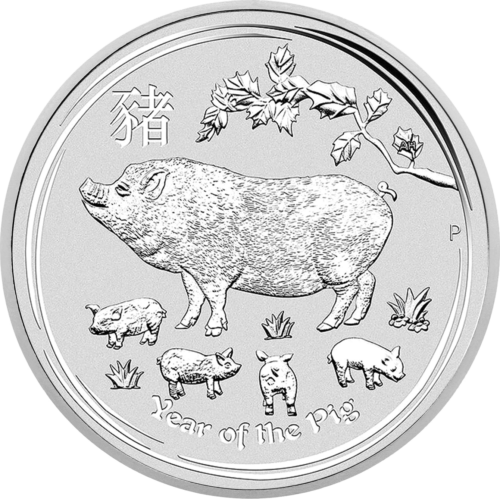1 oz Year of the Pig 2019 (Lunar II) Australia silver coin (1)