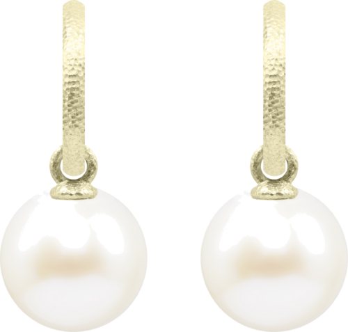 Zelta auskari ar saldūdens pērlēm (1)