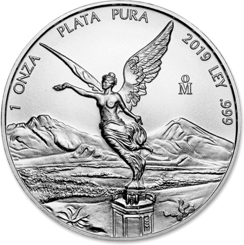 1 oz Angelas (Libertad) 2019 Meksika sidabrinė moneta (1)