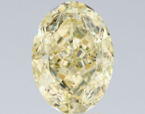 5.01 carat Fancy Light Yellow-VS2 Natūralus Oval Deimantas (1)