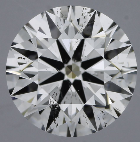 0.58 carat E-SI2 Excellent cut Natūralus Round Deimantas (1)