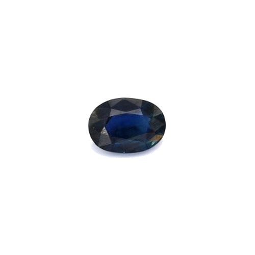 0.72 carat BLUE BRILLIANTSTEP cut Oval Safyras (1)