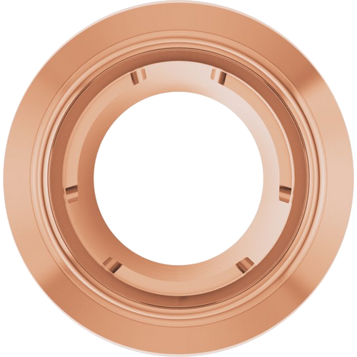 14K Rose 3 mm Round Slide Pendant Mounting (1)