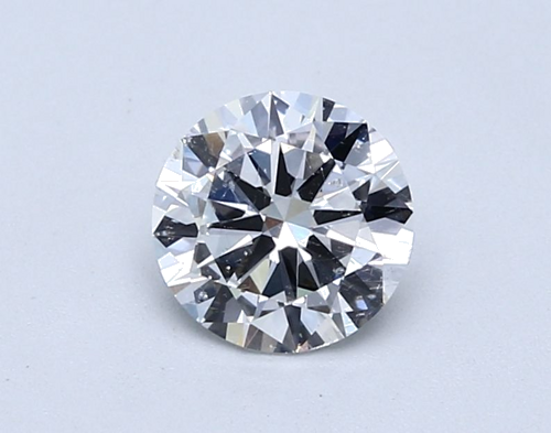 1.01 carat F-SI1 GD cut Natūralus Round Deimantas (1)