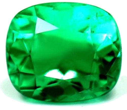 1.79 carat GREEN Cushion Smaragdas (1)