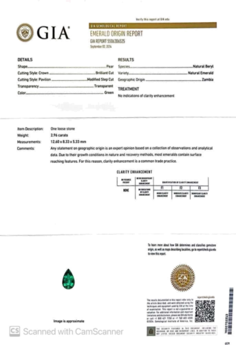 2.97 carat GREEN Smaragdas (1)