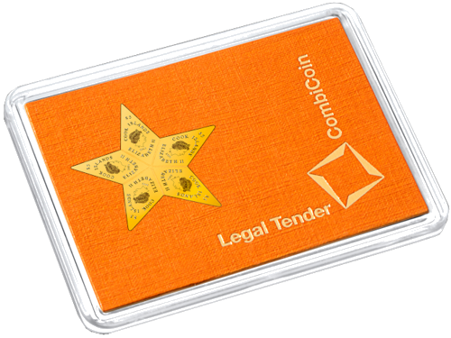 5 x 1 гр CombiBar™ Gold STAR Инвестиционни златни кюлчета Valcambi (6)