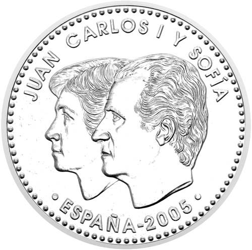 2005 Don Kihots Spānija 12 eiro sudraba monēta (2)