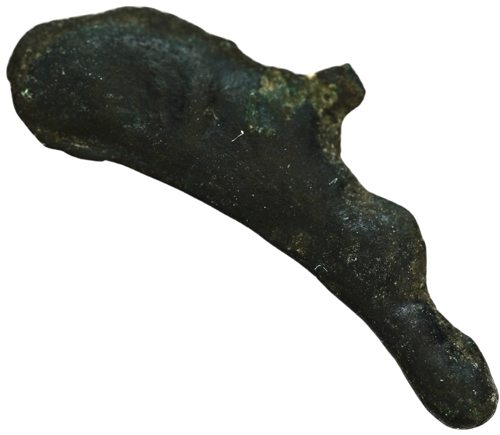 Dolphin 5th–6th century BC Olbia bronze coin (4)