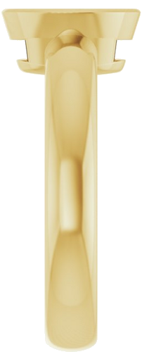 14K Yellow 8x6 mm Oval Engagement Ring Mounting (4)